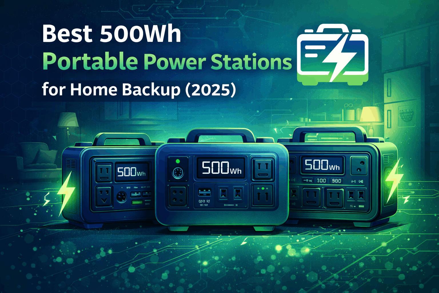 Best 500Wh Portable Power Stations for Home Backup (2026)