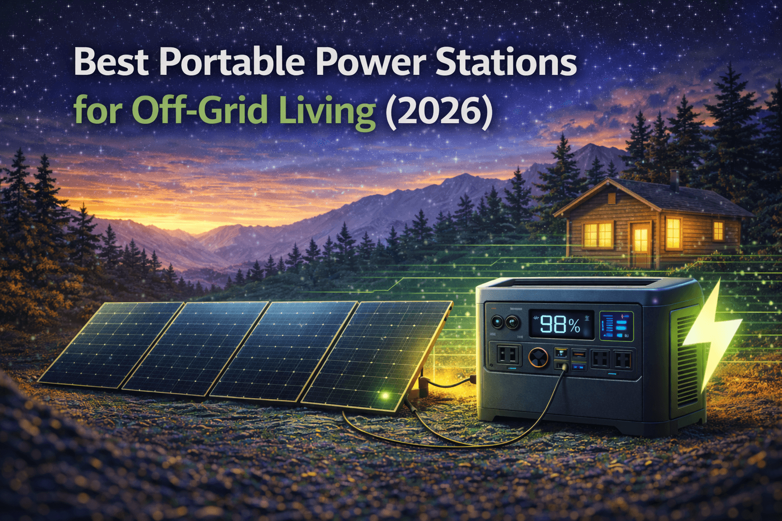 Best Portable Power Stations for Off-Grid Living (2026)