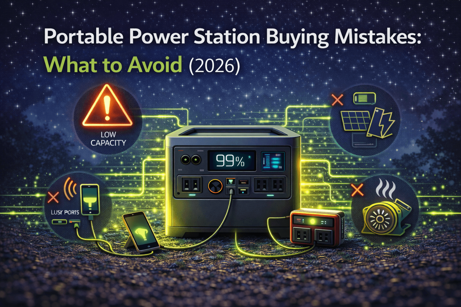 Portable Power Station Buying Mistakes: 7 Costly Errors to Avoid