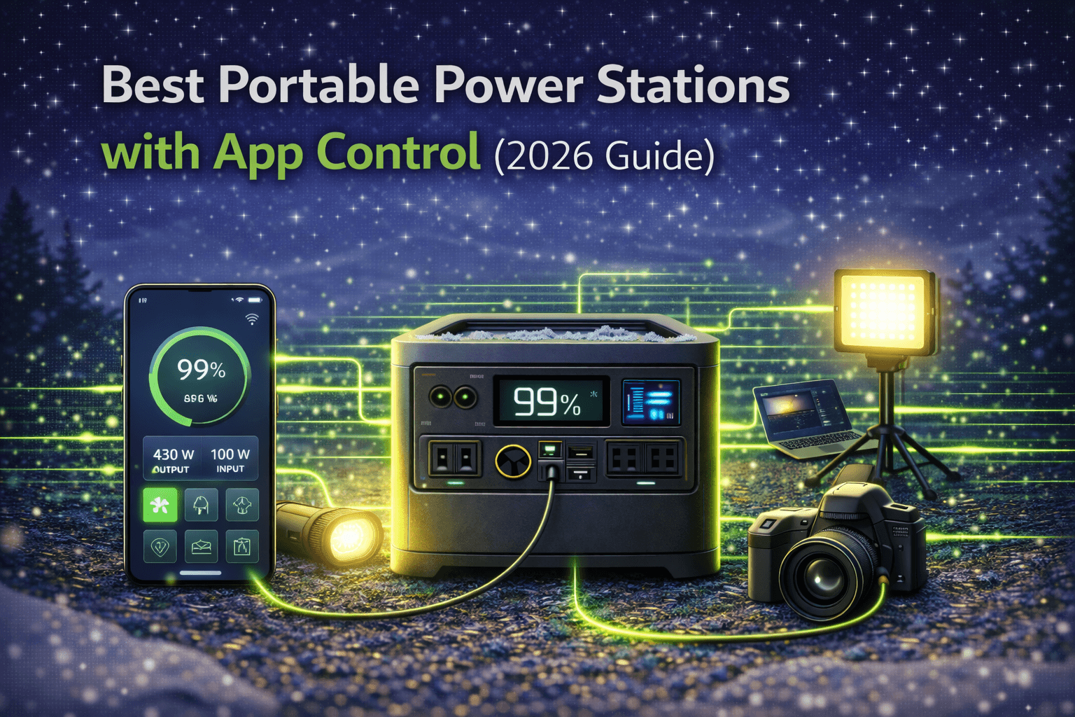 Best Portable Power Stations with App Control (2026 Guide)