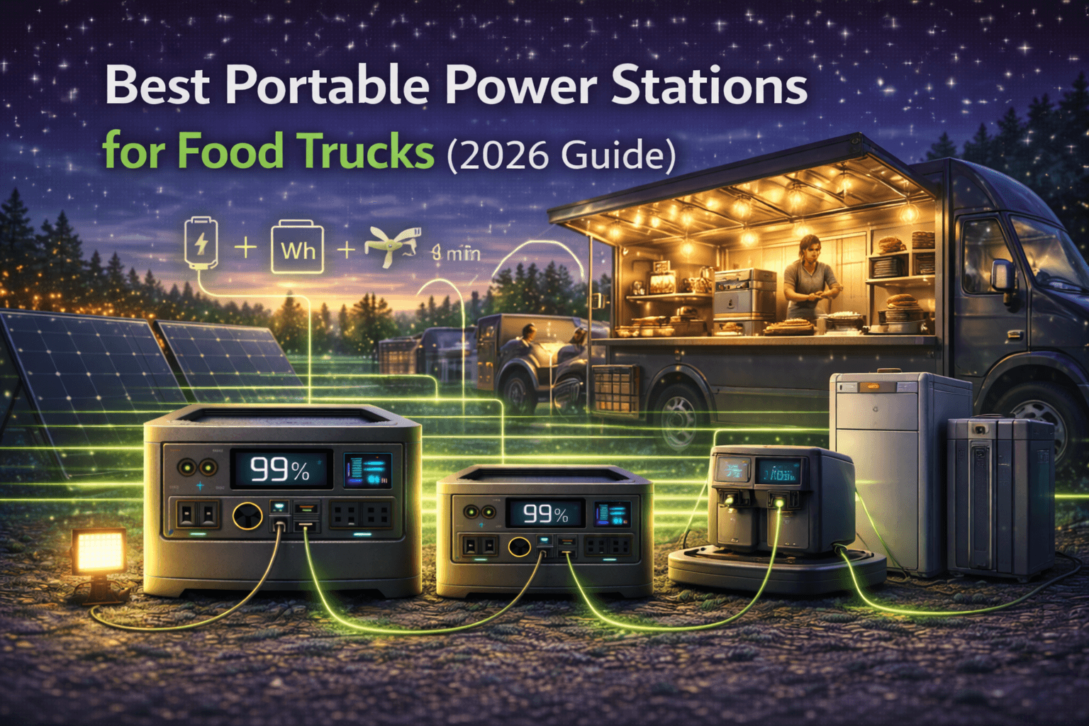 Best Portable Power Stations for Food Trucks (2026 Guide)