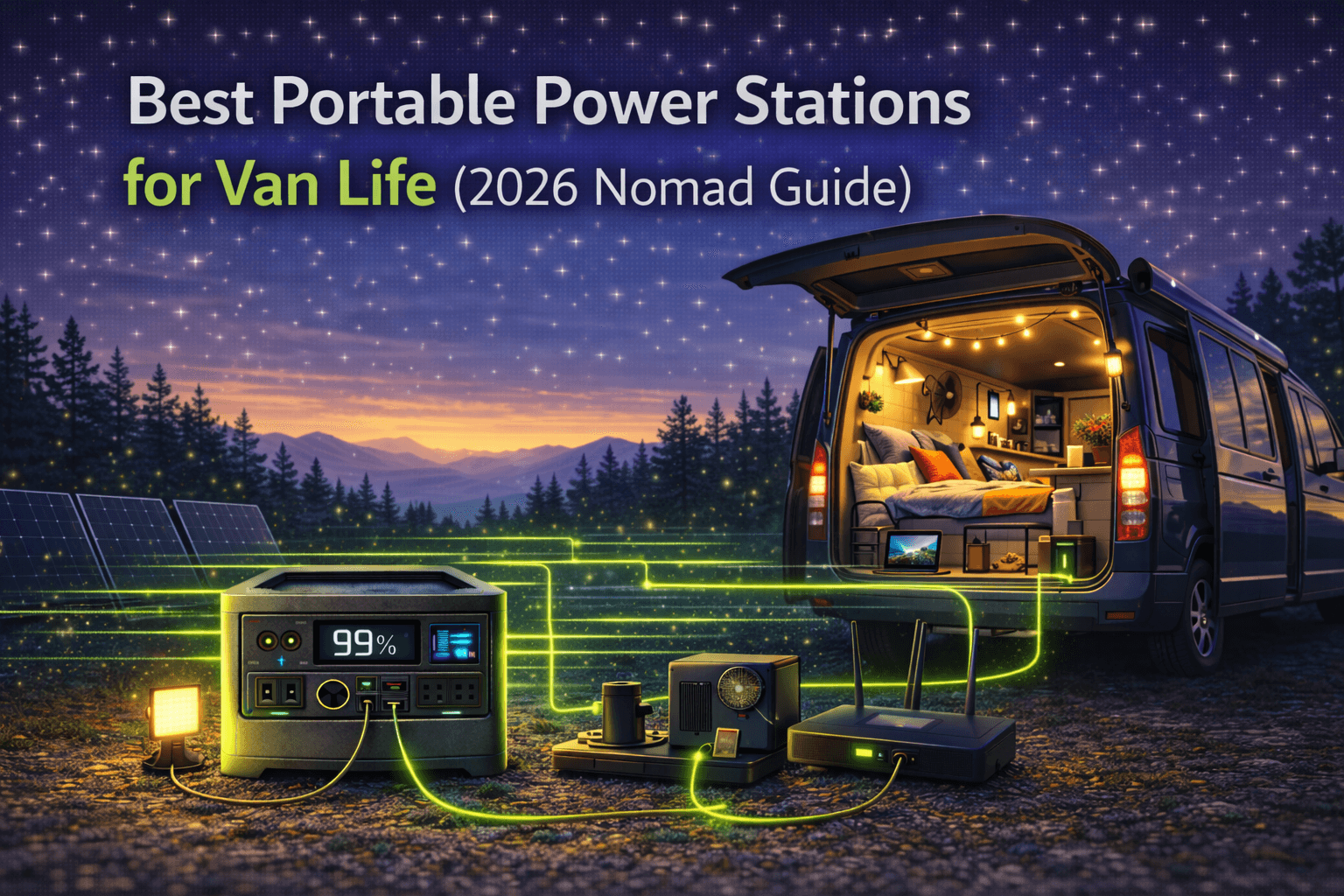 Best Portable Power Stations for Van Life (2026 Nomad Guide)