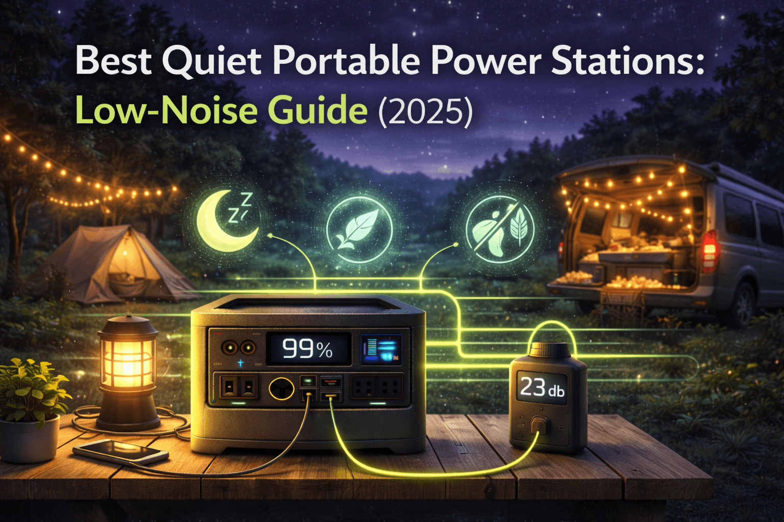 Best Quiet Portable Power Stations: Low-Noise Guide (2026)