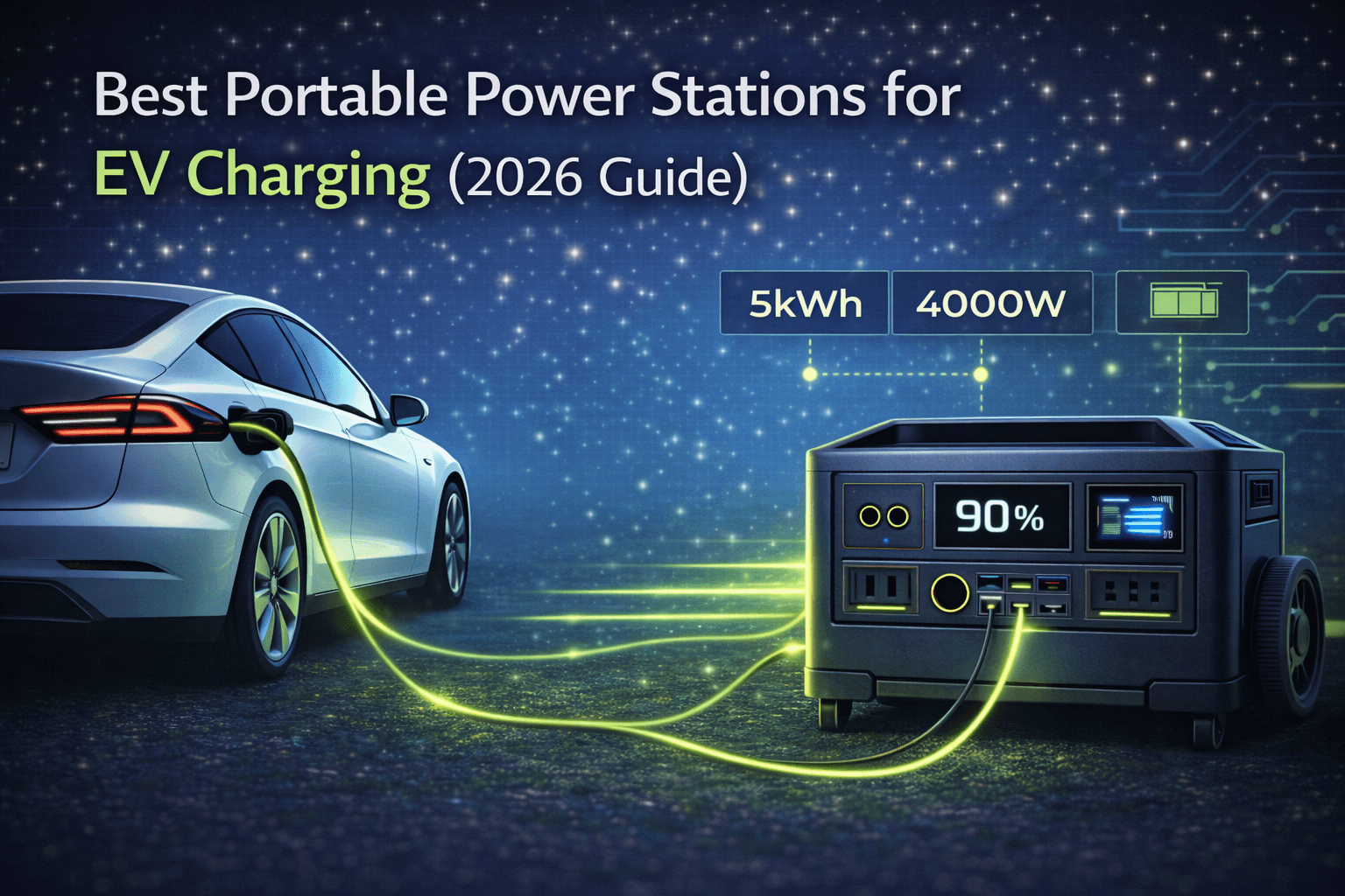 Best Portable Power Stations for EV Charging (2026 Guide)