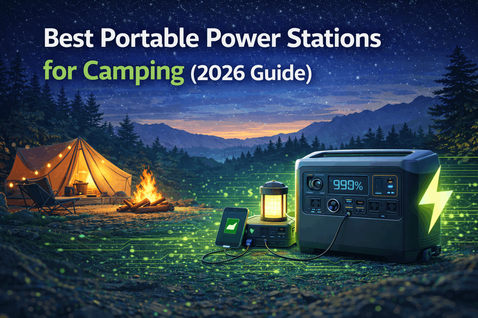 Best Portable Power Stations for Camping (2026 Guide)