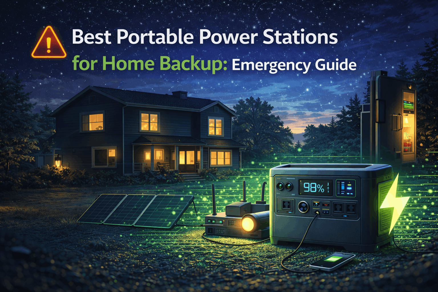 Best Portable Power Stations for Home Backup: Emergency Guide